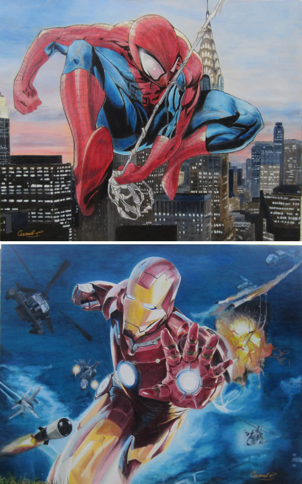 Ironman & Spiderman - Sylvie Cermak