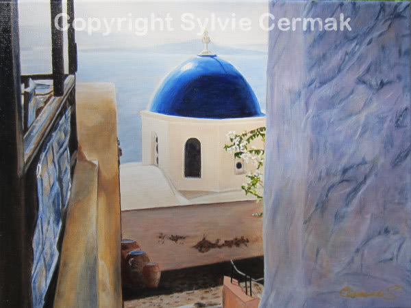 Santorini Blues - Sylvie Cermak